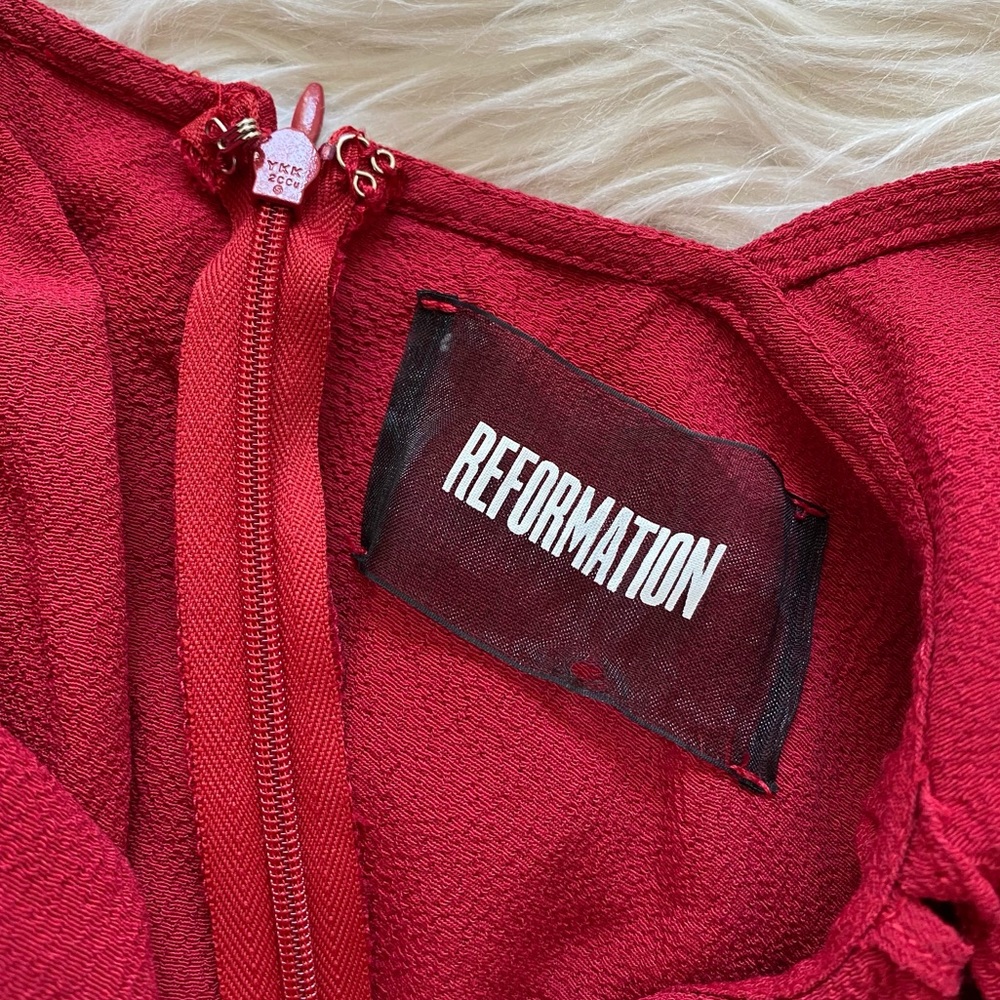 Reformation Burgundy Maxi Dress - Picture 10 of 12